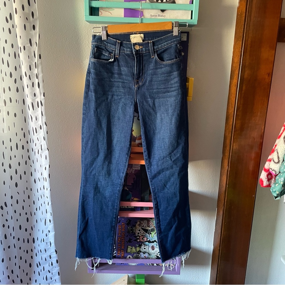 Lagence Sada Slim-Leg Cropped Jean